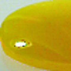 GLASS JUVEL 18 X 13 MM GUL OPAL