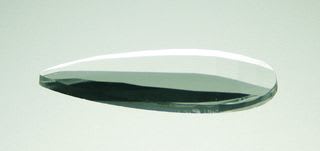 GLASS JUVEL FASETTERT 50 X 15 MM JFR. DIES & DAS