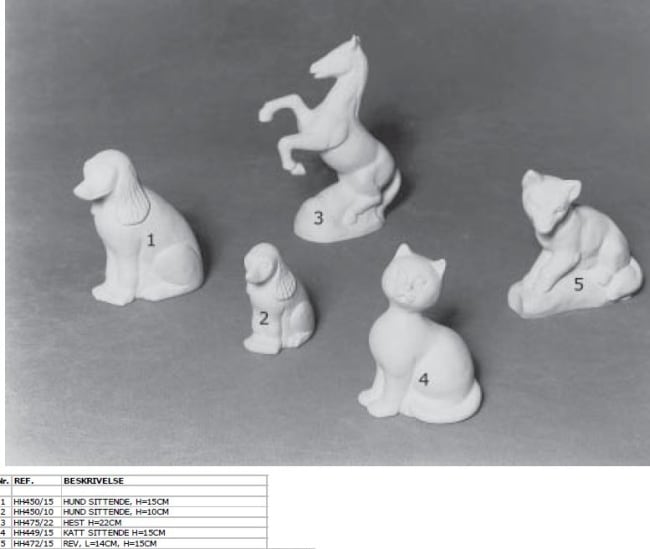 HUND SITTENDE, H=15CM