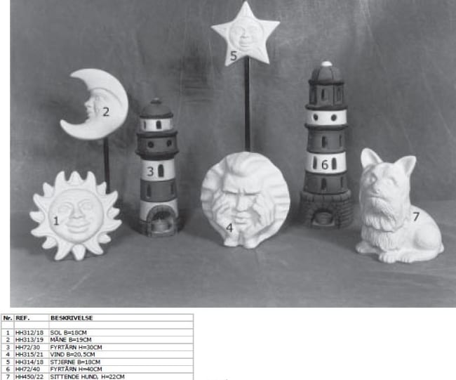 SITTENDE HUND, H=22CM