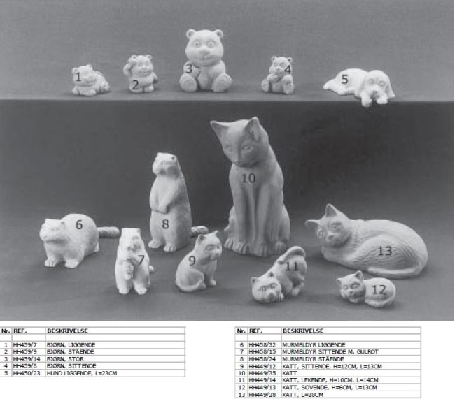 BJØRN, STÅENDE, L=6,5CM,B=9CM, H=9CM