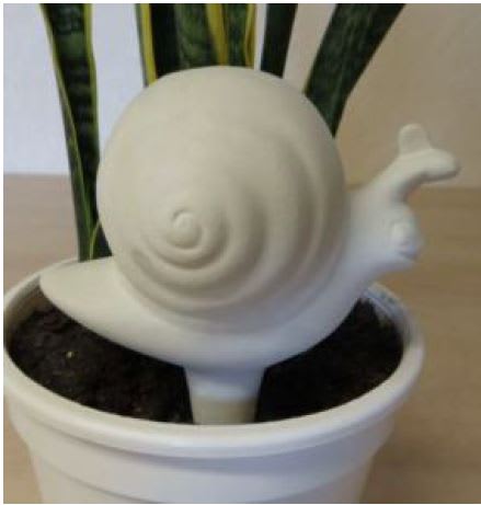 BLOMSTERPINNE SNEGLE H=13CM