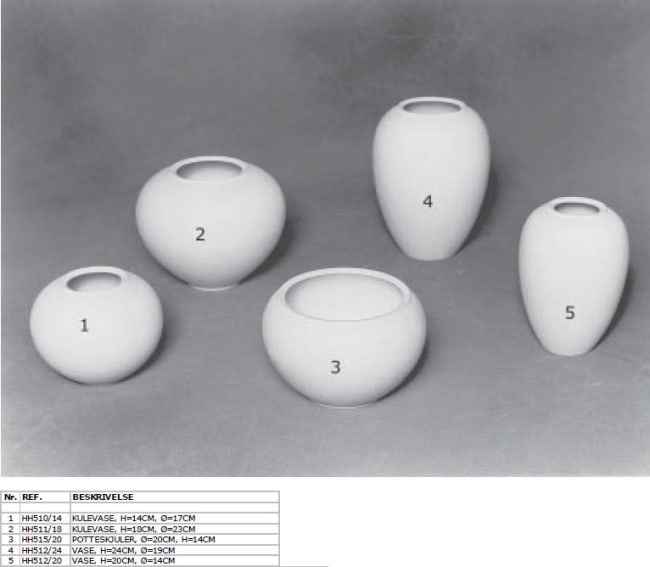 KULEVASE, H=18CM, Ø=23CM