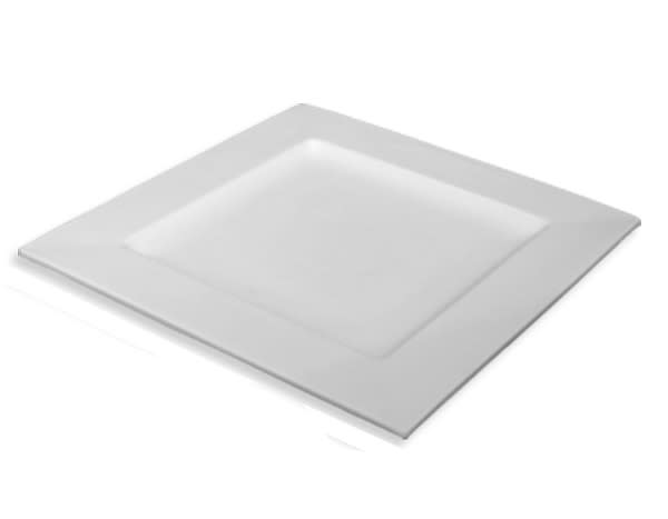 TALLERKEN KVADRATISK 32CM, 5CM FANE