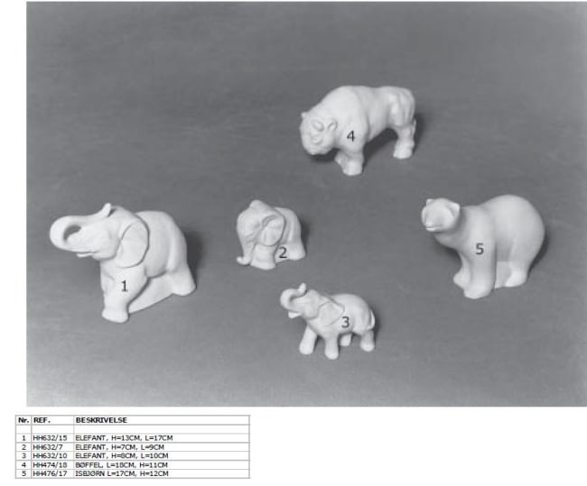 ELEFANT, H=7CM, L=9CM