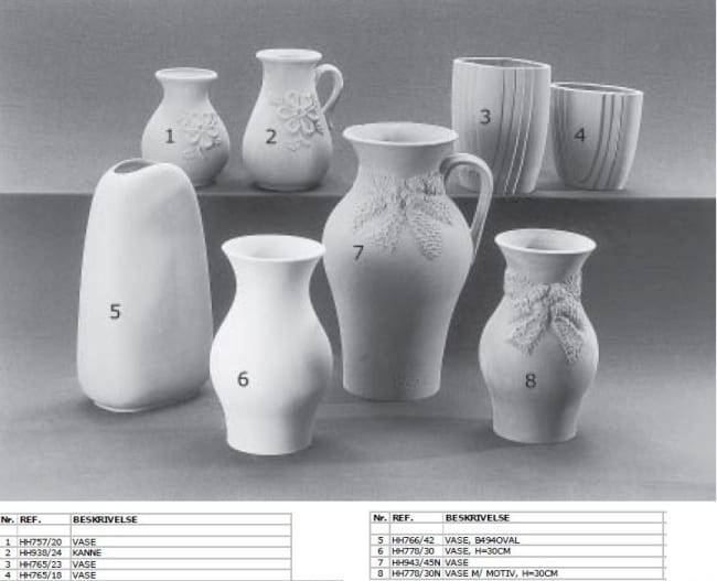 VASE M/ MOTIV, H=30CM