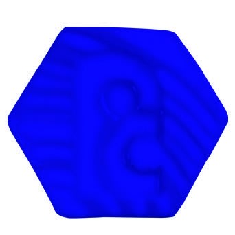 MAZARIN BLÅ GLASURSTAIN   1 KG