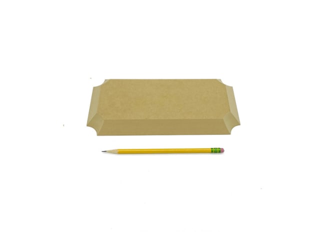 PLAQUE RECTANGLE PRESSFORM 125X250MM  I TRE