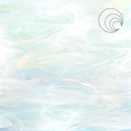 KLAR HVIT PEARL OPAL      122x61CM