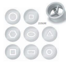 SJABLONGER HULE 9 DELER