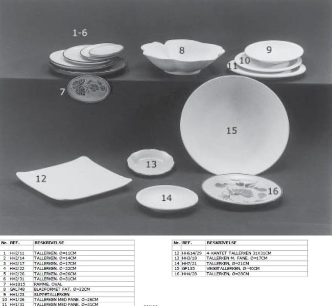 TALLERKEN M. FANE, Ø=17CM