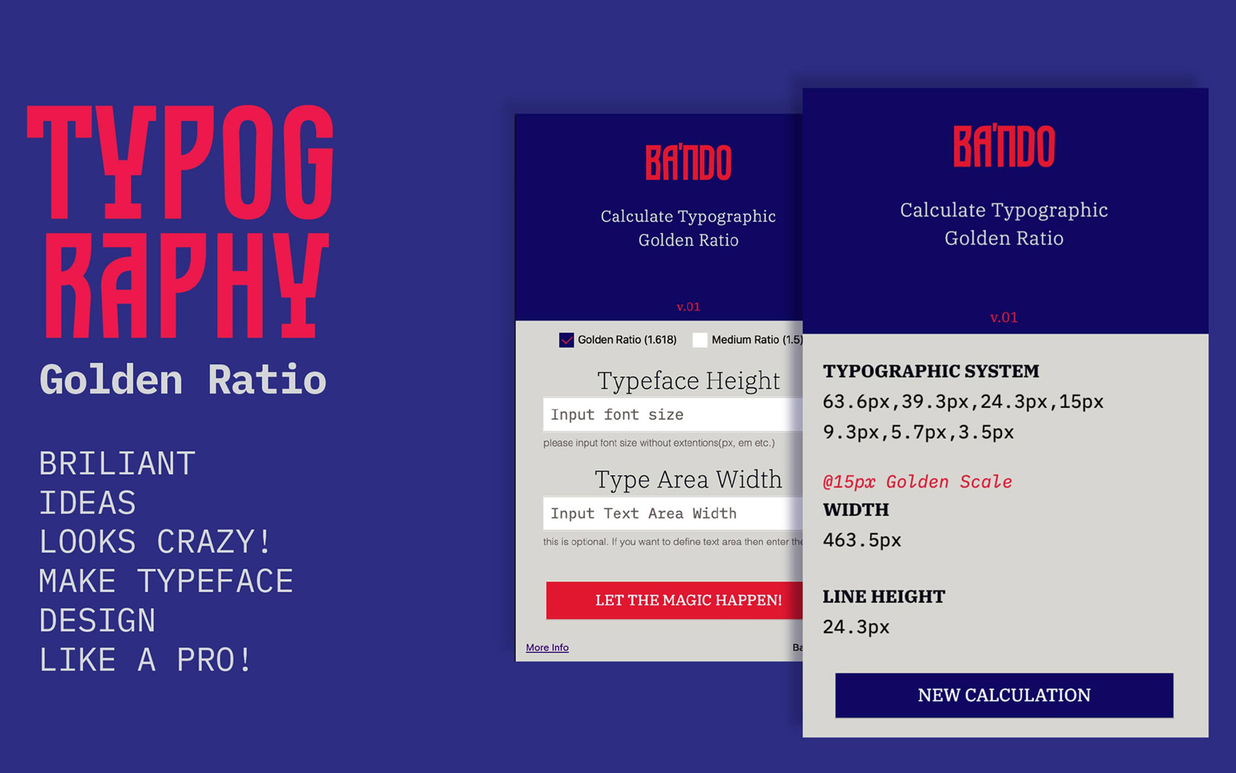 Golden Typography