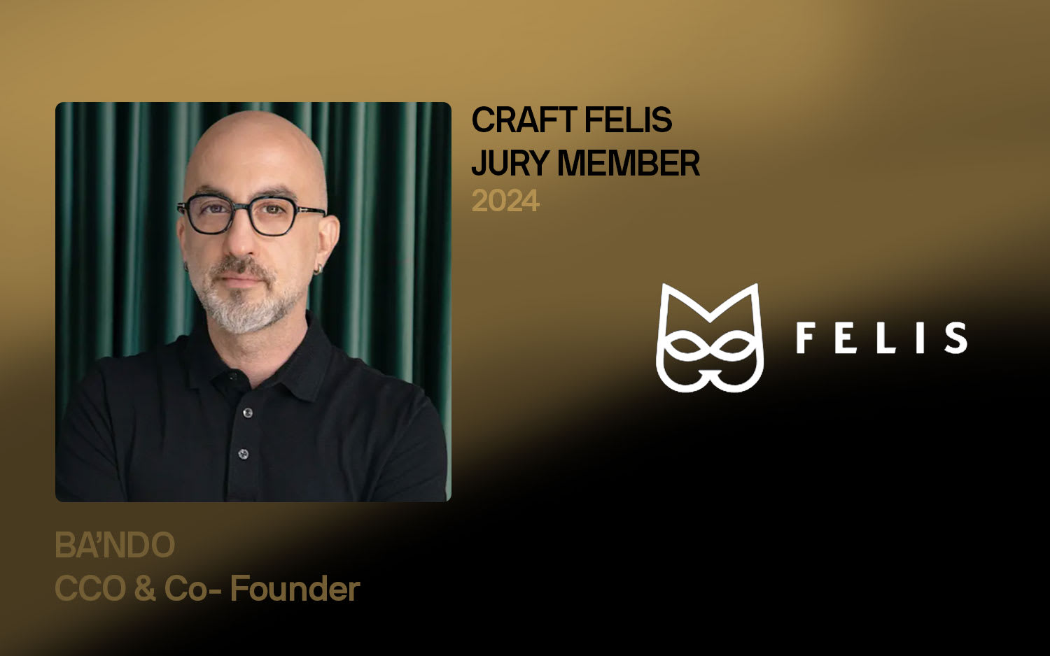 🎨 Celebrating Craft Excellence: Emrah Doğru Joins Felis Awards Jury 🏆
