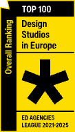 Top 100 Design Studios in Europe — ED Agencies League 2021–2025