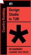 #1 Design Studio in Türkiye — ED Agencies League 2021–2025