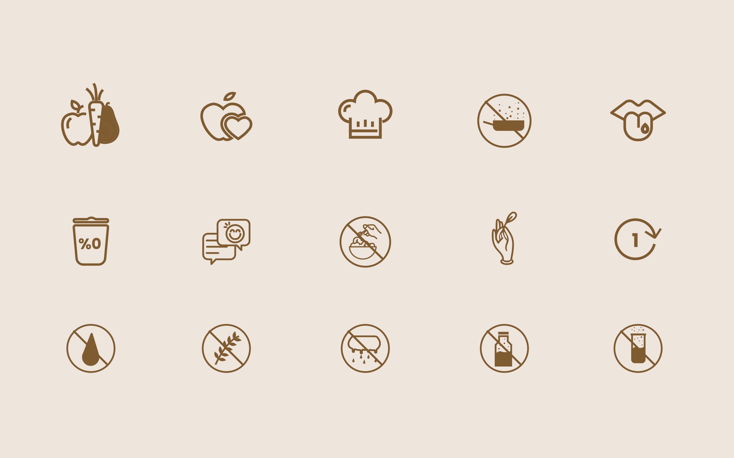 Icon design set