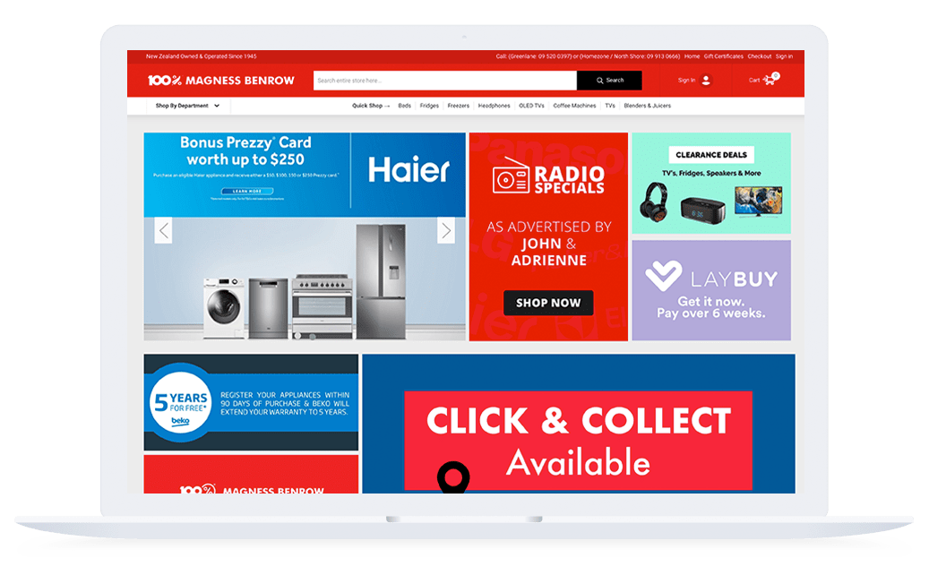 Magness BigCommerce Website