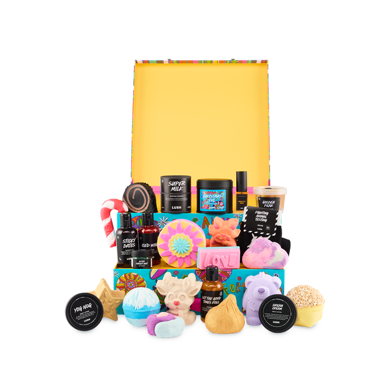 未使用 LASH 12DAYS OF CHRISTMAS 入浴剤セット 2025 Step into a nostalgic Christmas market with Lush's Four festive