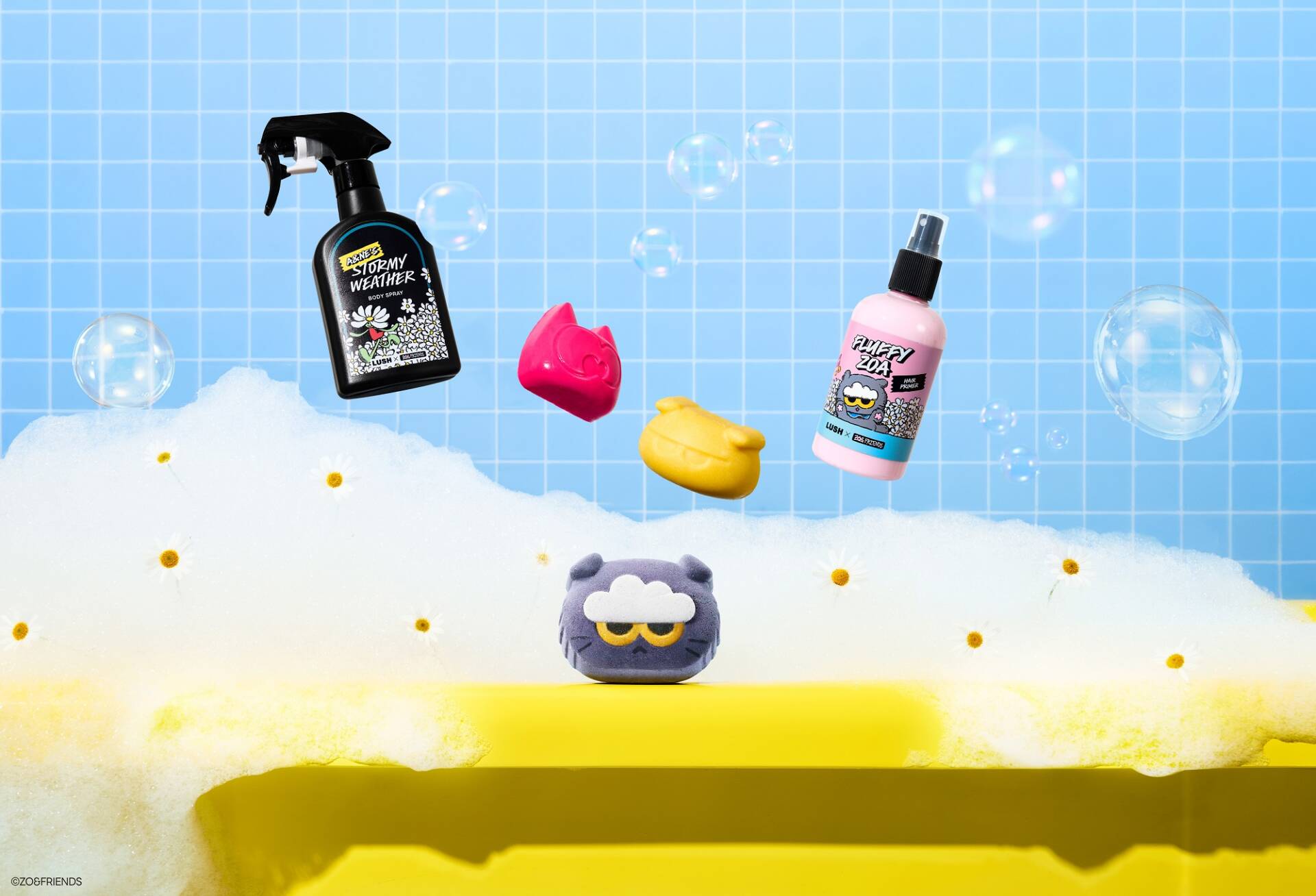 LUSH X ZO&FRIENDS＞9月30日発売！限定コラボレーション全4種が登場