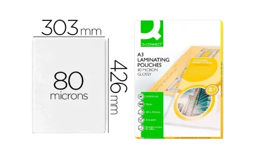 Fundas para plastificar Din-A3 de 80 Micras
