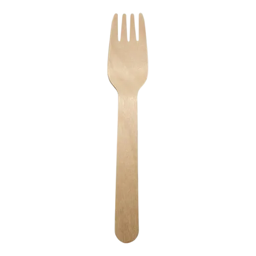 Tenedor de Madera Encerada 16 cm