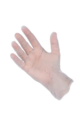 Guantes de Vinilo Natural Sin Polvo LUNA Talla S