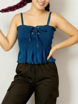 Top de tirantes con moño