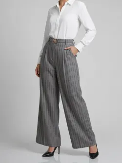 Pantalón Formal de Rayas para Mujer