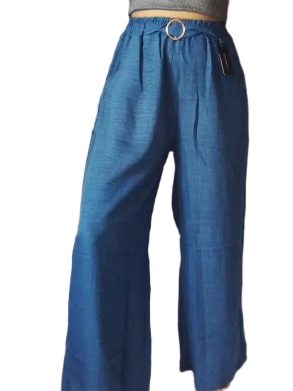 Pantalones Holgados con Resorte