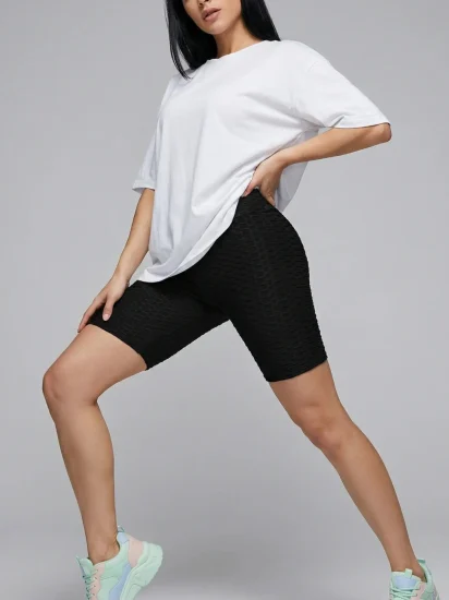 Shorts ajustados con textura