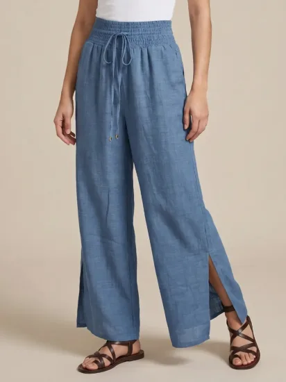 Pantalones holgados con resorte amplio