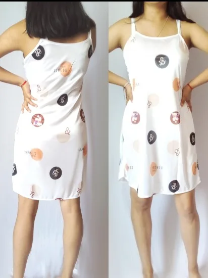 Pijama sin mangas de satin