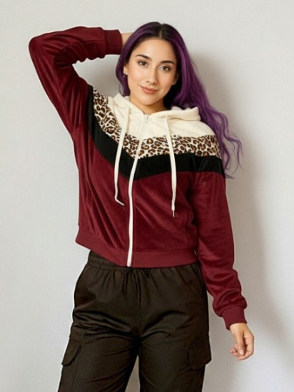 Chamarra de cierre afelpada