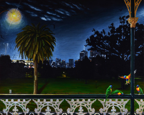 Photo of Jolimont Nocturne with Melbourne Cricket Ground and CBD