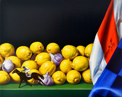 Photo of Still Life with Lemons, Horse and Jockey