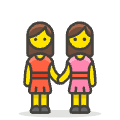 Two Women Holding Hands 1