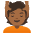 Person Getting Massage Medium Dark Skin Tone Emoji from Noto Emoji Set