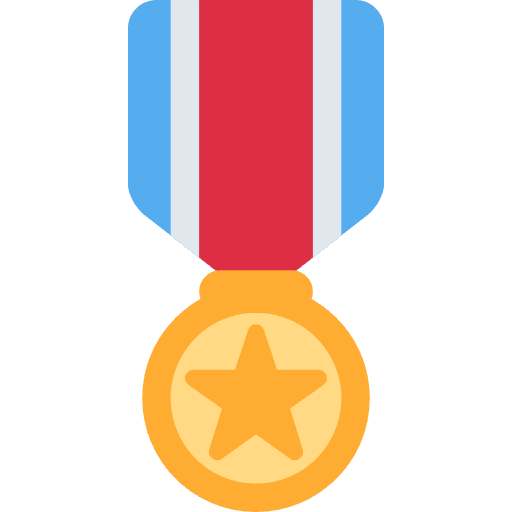 Military Medal Emoji from Twemoji Set