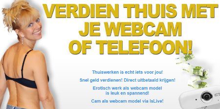 thuisverdienen islive verdien thuis met je webcam