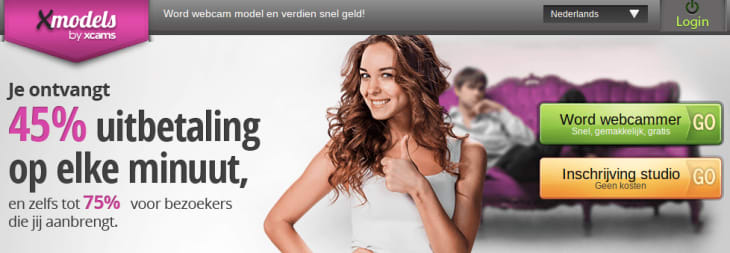 Webcamgirl worden bij Xmodels
