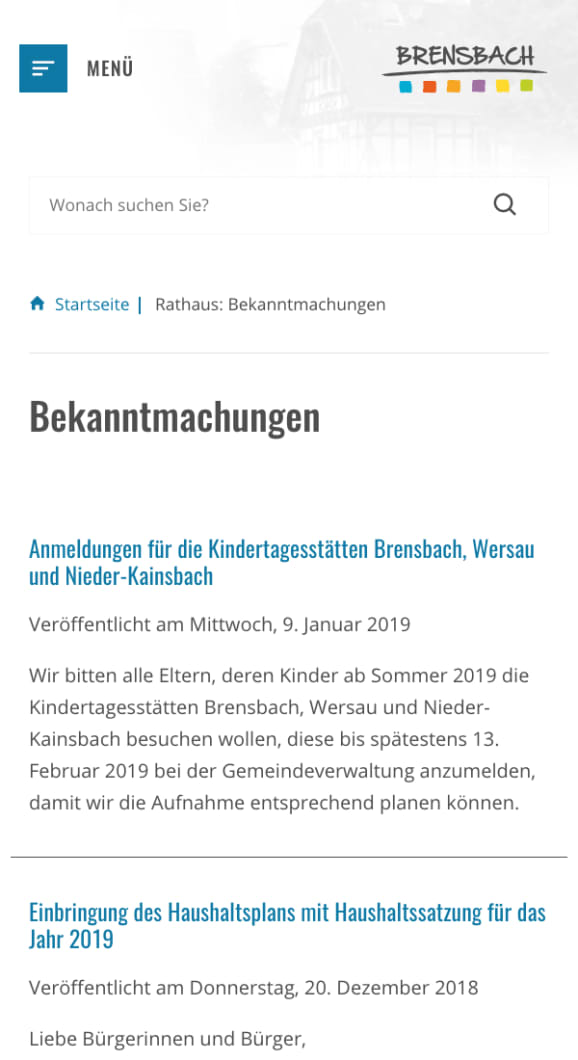 Screenshot Brensbach