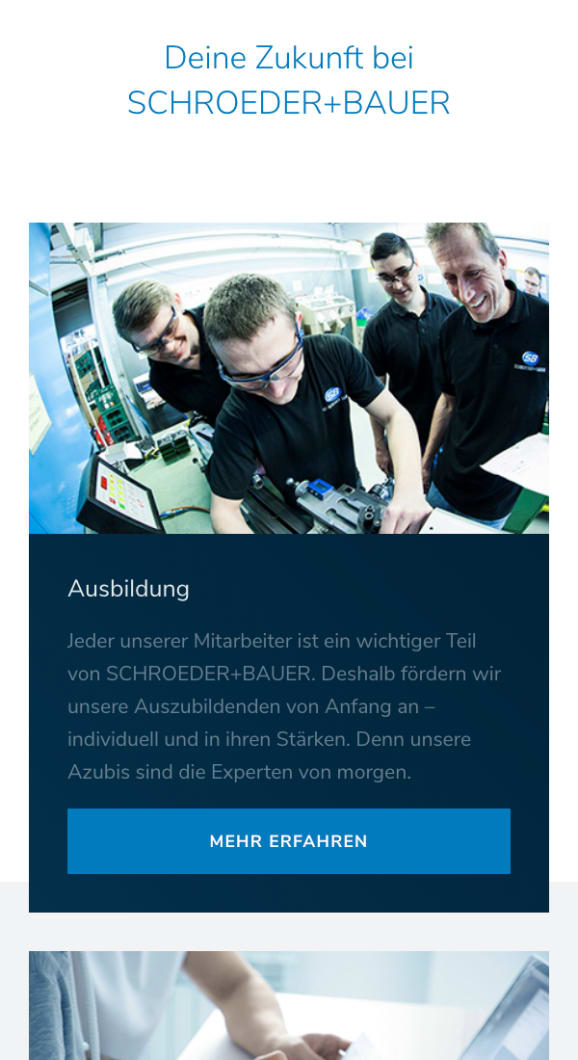 Screenshot SCHROEDER+BAUER