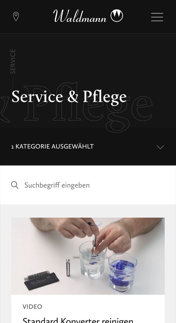 Screenshot Waldmann