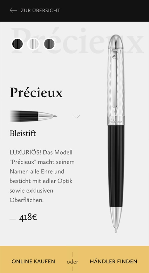 Screenshot Waldmann
