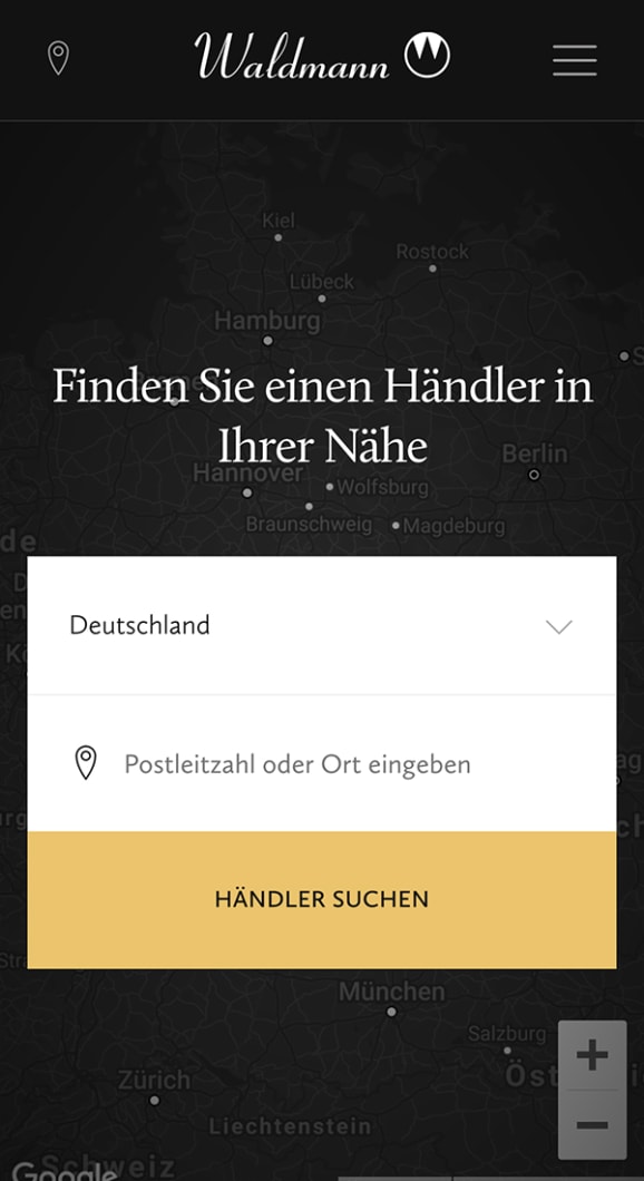 Screenshot Waldmann