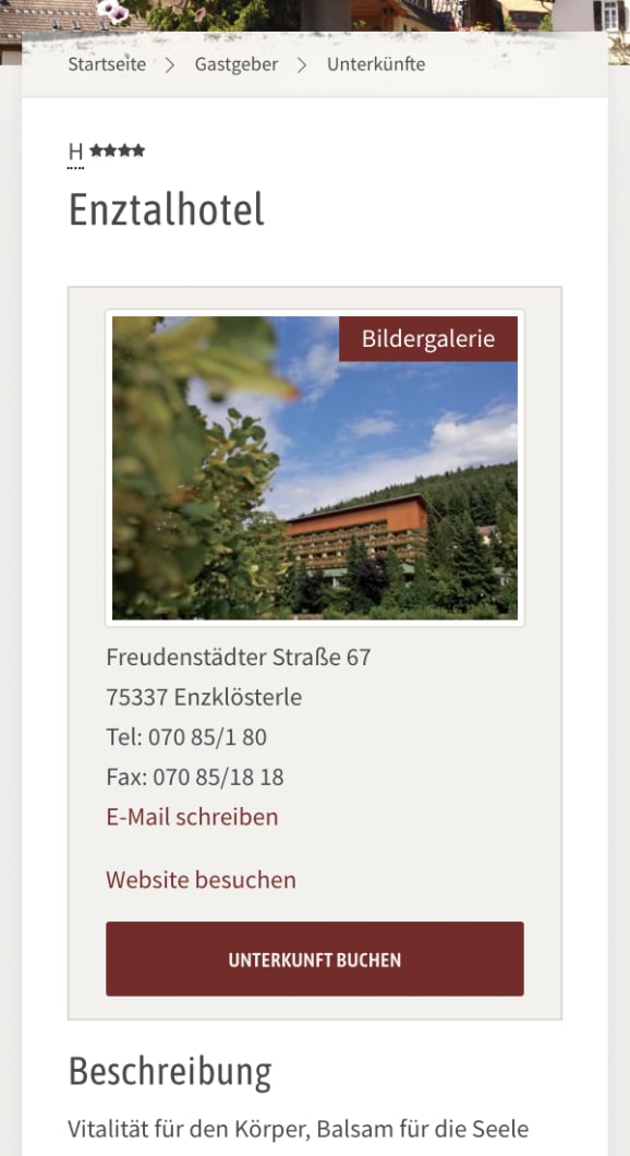 Screenshot Enzklösterle