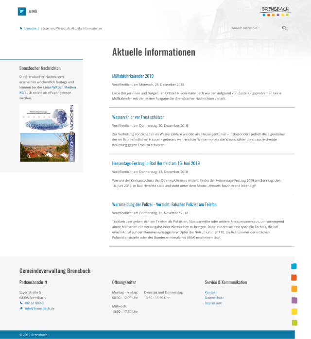 Screenshot Brensbach