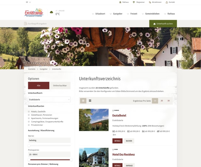 Screenshot Enzklösterle