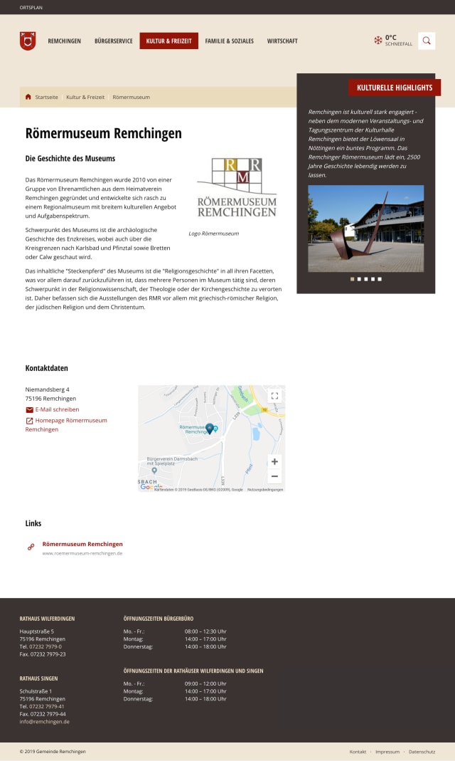 Screenshot Remchingen