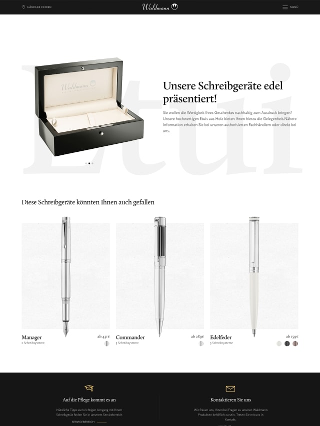 Screenshot Waldmann